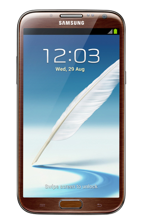 Смартфон Samsung Galaxy Note 2 GT-N7100 Amber Brown - Салехард