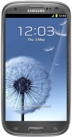 Смартфон Samsung Galaxy S3 GT-I9300 16Gb Titanium grey - Салехард